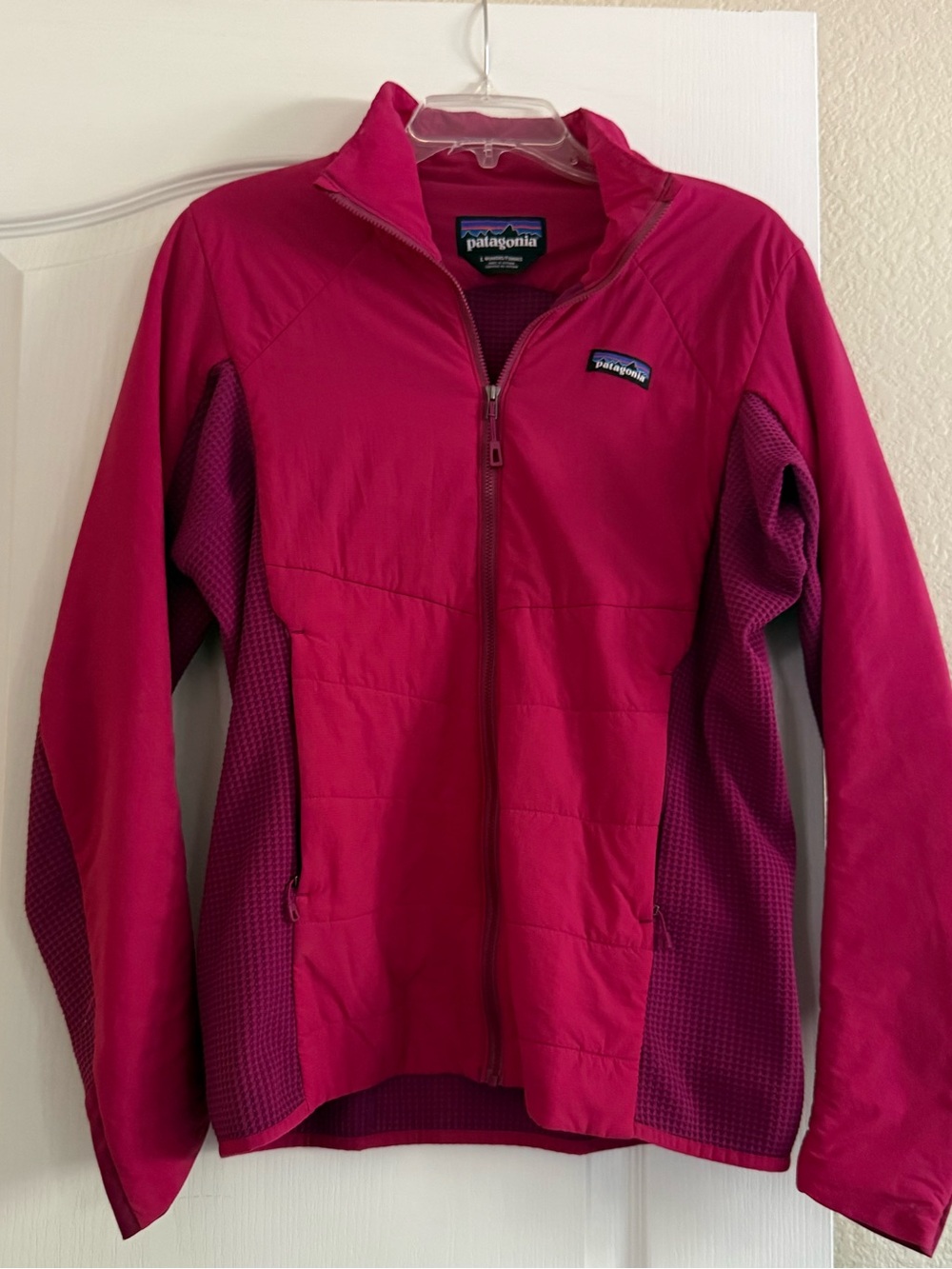 Patagonia Women's Hot Pink Lightweight Full-Zip Jacket